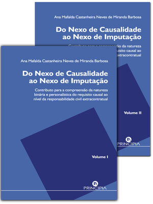 cover image of Do Nexo de Causalidade ao Nexo de Imputação--2 volumes